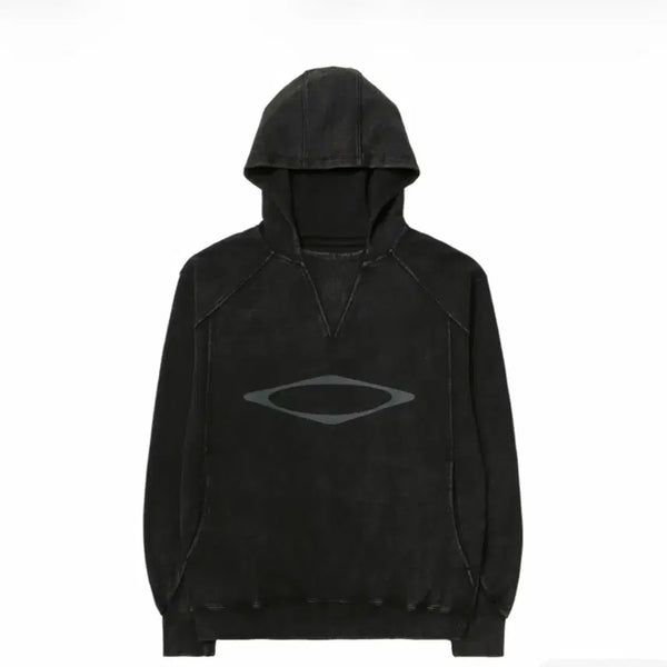 [BUNJANG] Mischief Bleached Pullover Hoodie Washed Black L / 미스치프 블리치드 풀오버 후드 워시드 L