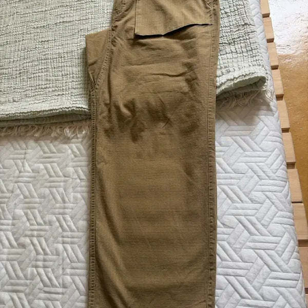 [BUNJANG] Uniform Bridge Khaki Cargo Pants / 유니폼 브릿지 카키 카고 미착용