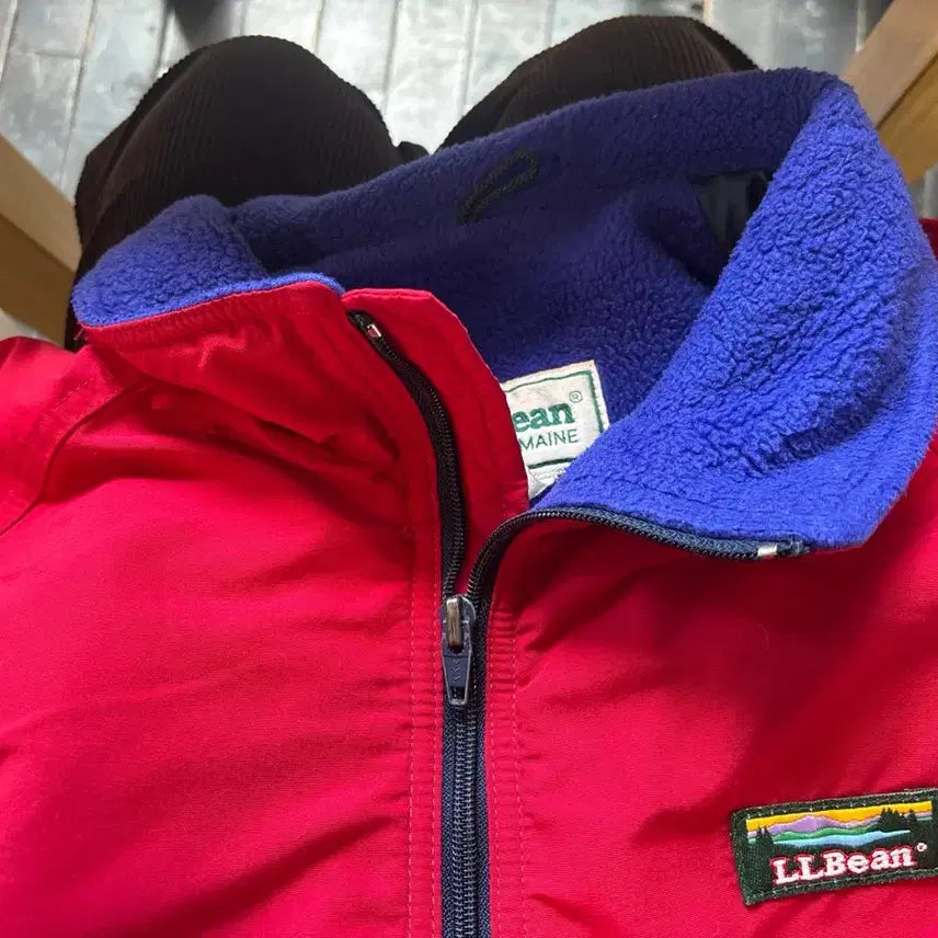 [BUNJANG] LLBean Warm-up Jacket Red / (무료배송) 엘엘빈 웜업 자켓 레드