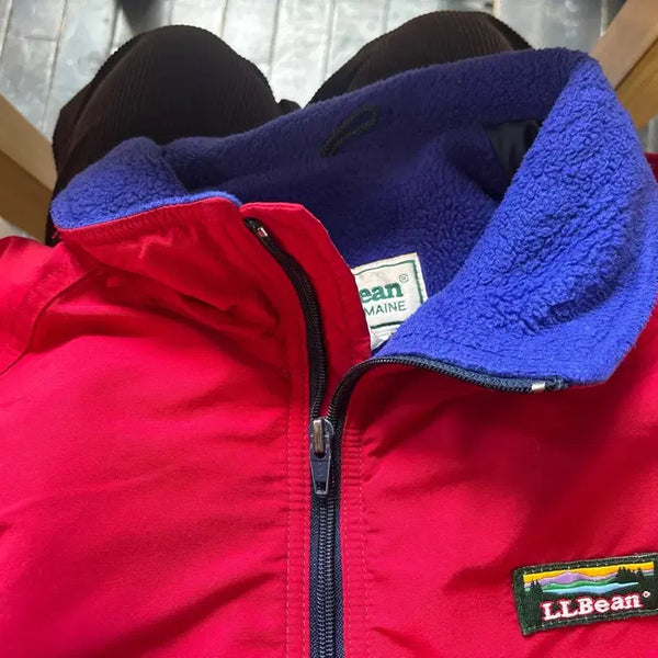 [BUNJANG] LLBean Warm-up Jacket Red / (무료배송) 엘엘빈 웜업 자켓 레드