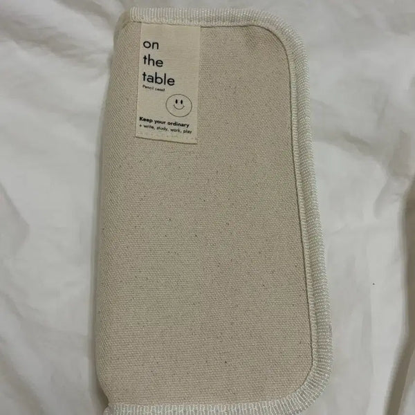 [BUNJANG] Biondi On The Table Canvas Pencil Case / 비온뒤 온더테이블 캔버스 필통