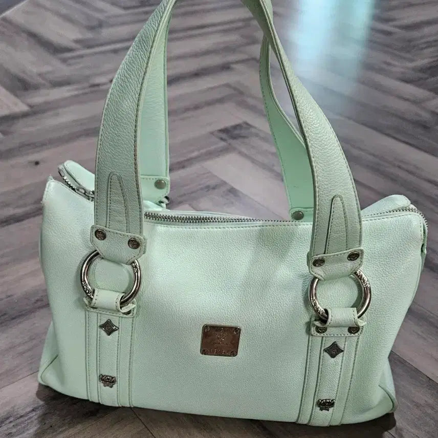 [BUNJANG] MCM Mint Tote Bag / MCM 토트백 민트색