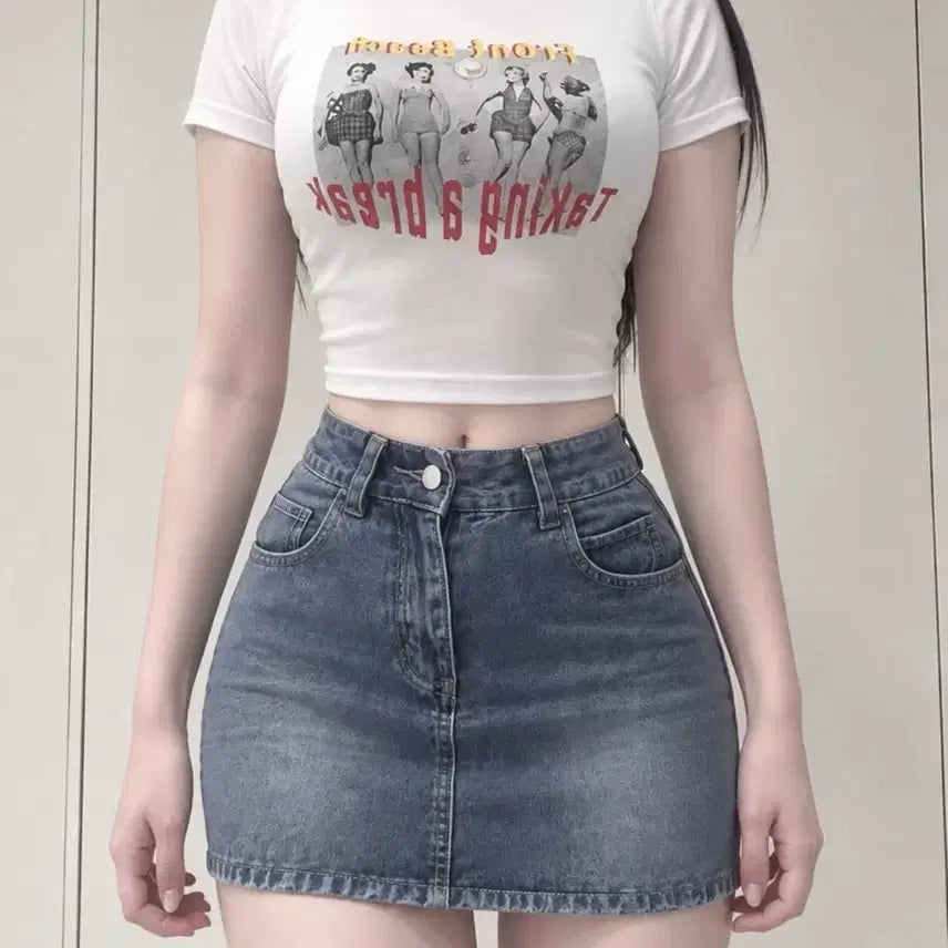 [BUNJANG] Fitted T-Shirt / 본인 착샷 포함)) 딱붙티 팝니다 !