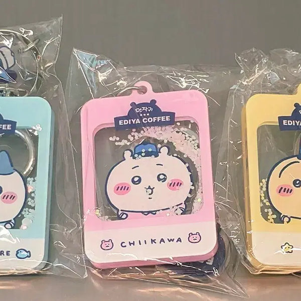 [BUNJANG] Chiikawa 4 Types Keyring / 이디야 치이카와 키링 4종