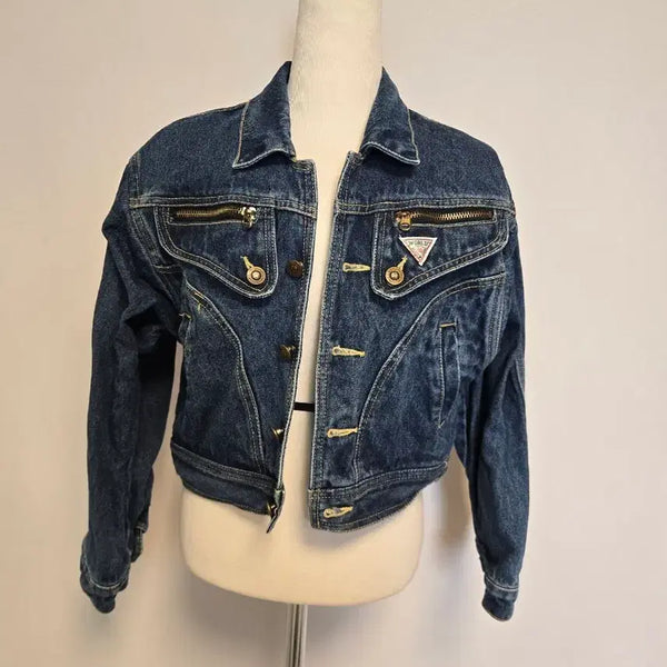 [BUNJANG] S.M. Cropped Denim Jacket / (S.M)크롭청자켓