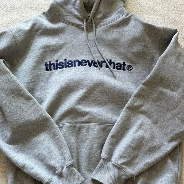[BUNJANG] thisisneverthat Grey Hoodie / 디스이즈네버댓 회색 후드티