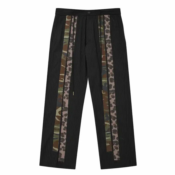 [BUNJANG] AJOBYAJO Pattern Mixed Stripe Trousers / 아조바이아조 패턴 믹스드 스트라이프 트라우저 팬츠 바지