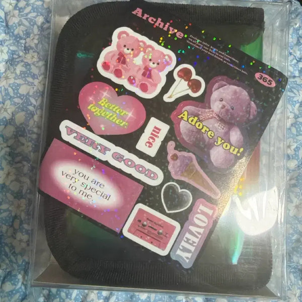 [BUNJANG] Archive Sticker Pack - Bear Theme Bag Charm / 아카이브 스티커 팩 곰돌이 테마 가방걸이