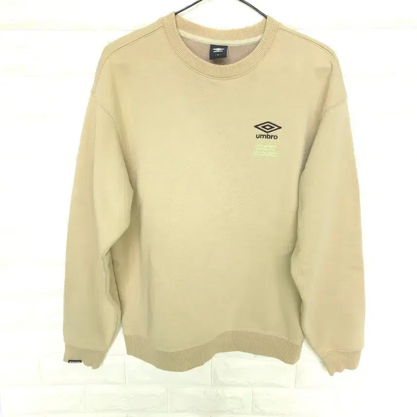 [BUNJANG] Umbro Authentic Beige Sweatshirt / 엄브로(Umbro) 정품 베이지 스웨트셔츠