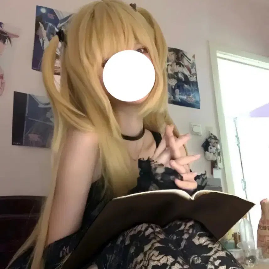 [BUNJANG] Death Note Misa Amane Cosplay Set / 데스노트 아마네 미사 코스프레ㅣ할로윈 미소녀 고스로리