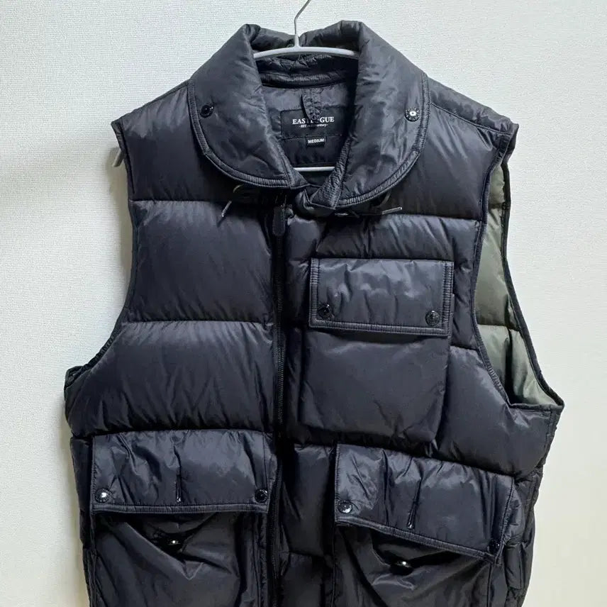 [BUNJANG] Eastlogg Wind Resistant Down Vest Black / 이스트로그 다운 베스트 패딩