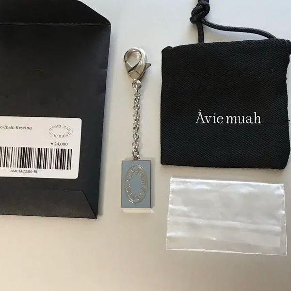 [BUNJANG] AbraMoi Chain Keyring - Blue / 아비에무아 체인 키링 - 블루