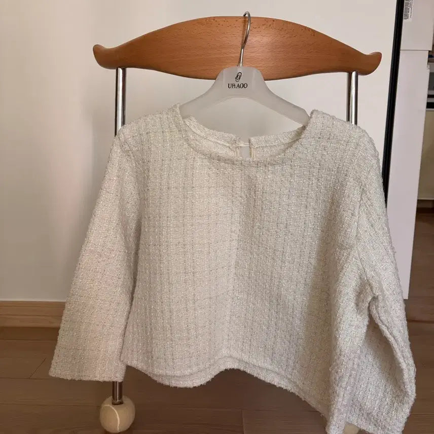 [BUNJANG] Shop Bow Tweed Blouse / 샵보울 트위드 블라우스