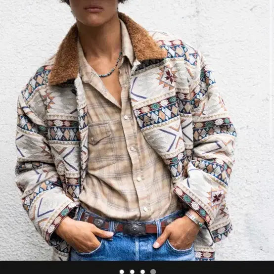 [BUNJANG] Birdnote Western Checkered Shirt / 버드노트 웨스턴 체크셔츠