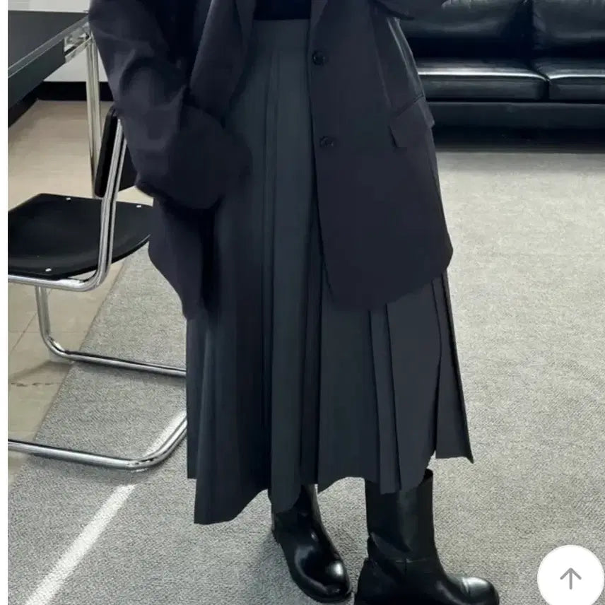 [BUNJANG] Pleated Midi Skirt / 플리츠 스커트