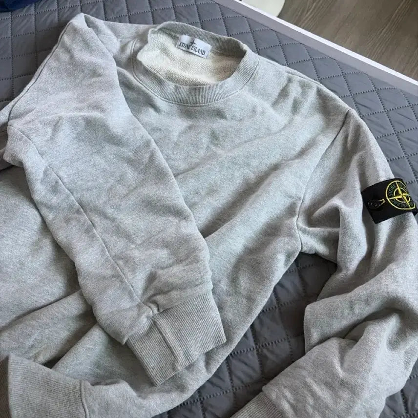 [BUNJANG] Stone Island Sweatshirt Grey / 스톤아일랜드 맨투맨