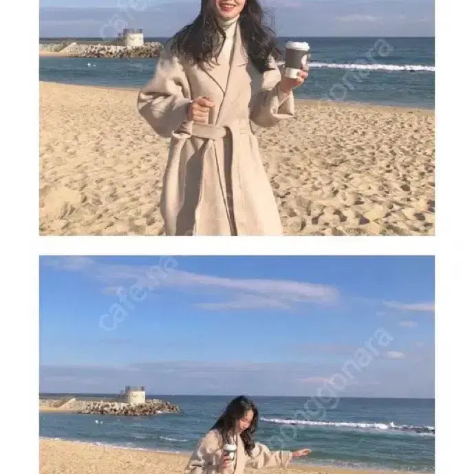 [BUNJANG] Merlyu Celine Coat Handmade Wool Blend Long Coat / 메르유 셀린 코트 롱코트 핸드메이드(울90)