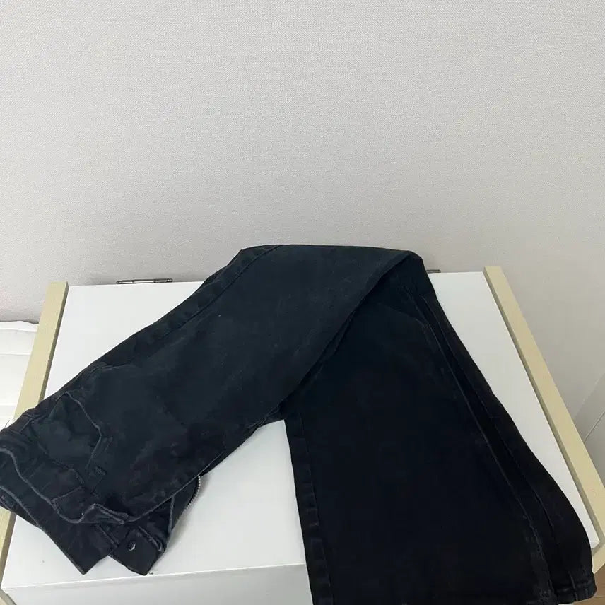 [BUNJANG] Black Long Bootcut Pants / 블랙 롱 부츠컷 팬츠