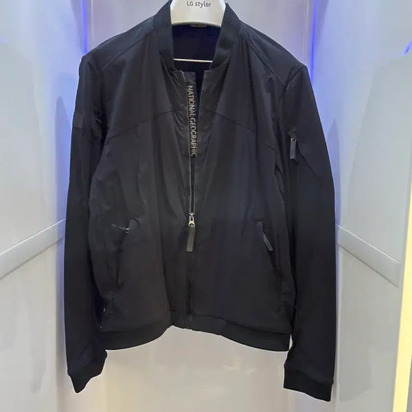 [BUNJANG] National Geographic Black Bomber Jacket / 내셔널지오그래픽 항공점퍼 블랙