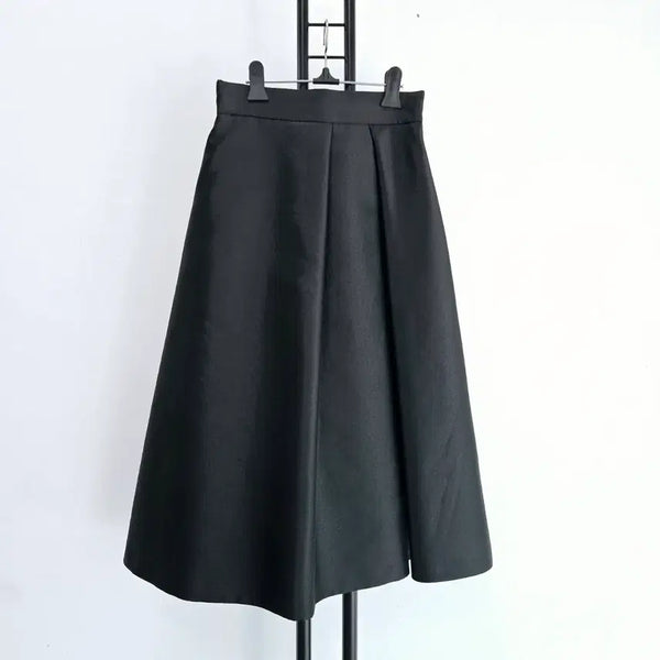 [BUNJANG] MOJOSPHINE Black Flare Midi Skirt / 정품 모조에스핀 MOJOSPHINE 블랙 플레어 스커트