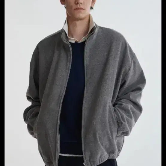 [BUNJANG] Pottery Wool Cashmere High Neck Jacket Size 3 / [구매] 포터리 울 캐시미어 하이넥 자켓 3사이즈