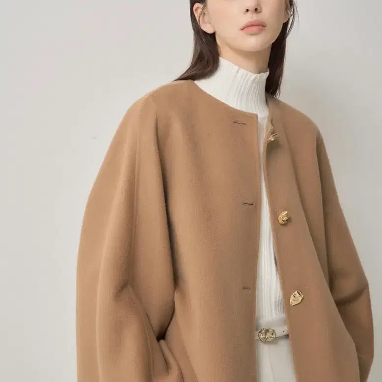 [BUNJANG] Lanvin Collection Cashmere Jacket Camel / 랑방컬렉션 캐시미어 자켓 카멜