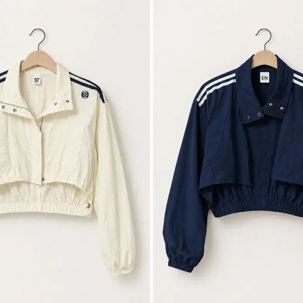 [BUNJANG] ENOR Cropped Jacket Windbreaker / 엔오르 크롭자켓 바람막이