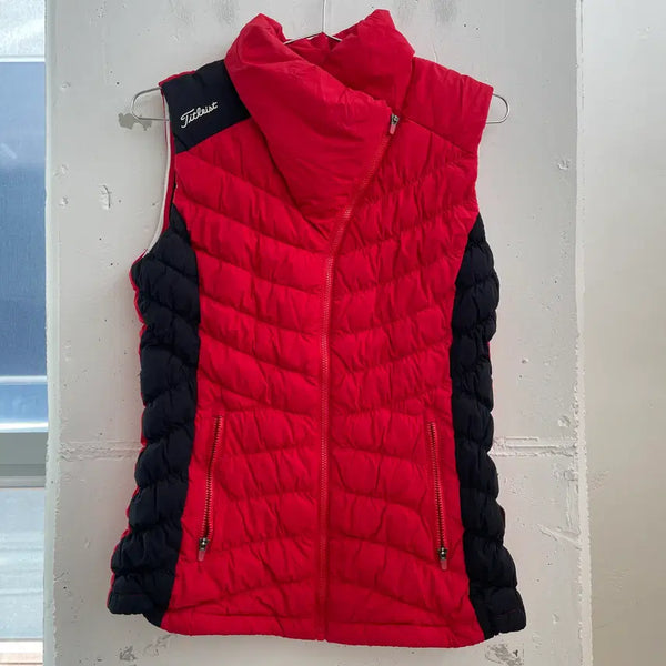 [BUNJANG] Titleist Padded Vest Red / (S) 타이틀리스트 패딩 조끼 레드