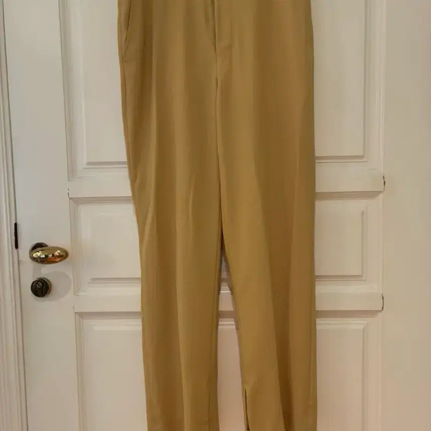 [BUNJANG] AURALEE 21SS Wool Dobby Slit Slacks Beige / auralee 21ss wool dobby slit slacks