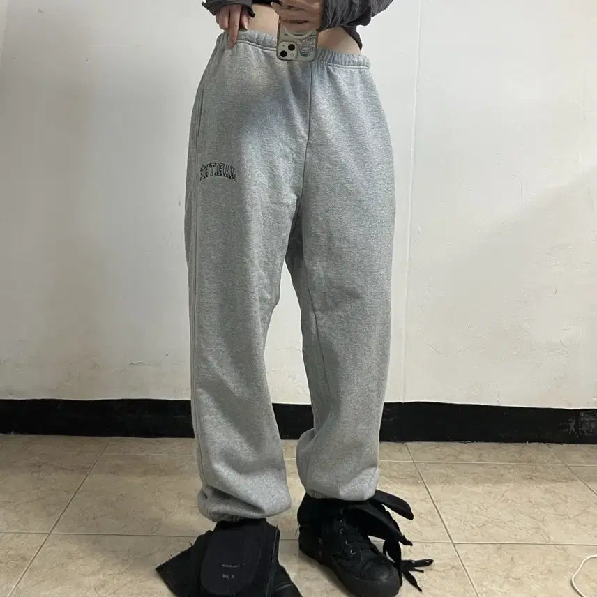 [BUNJANG] Marithe Francois Girbaud Grey Sweatpants / 마리떼 프랑소와 저버 그레이 스웻 팬츠