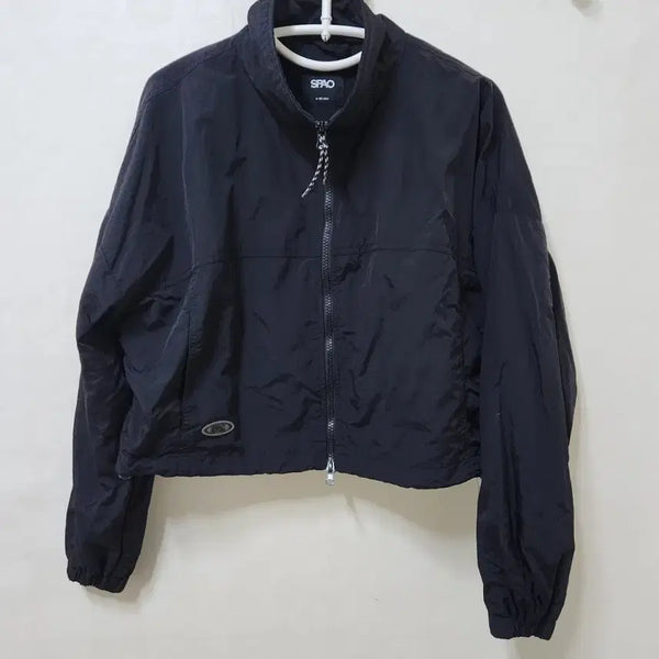 [BUNJANG] SPAO Cropped Windbreaker Jacket Black/White / 스파오 UV차단 크롭 바람막이 M 블랙 화이트 검은색 흰색