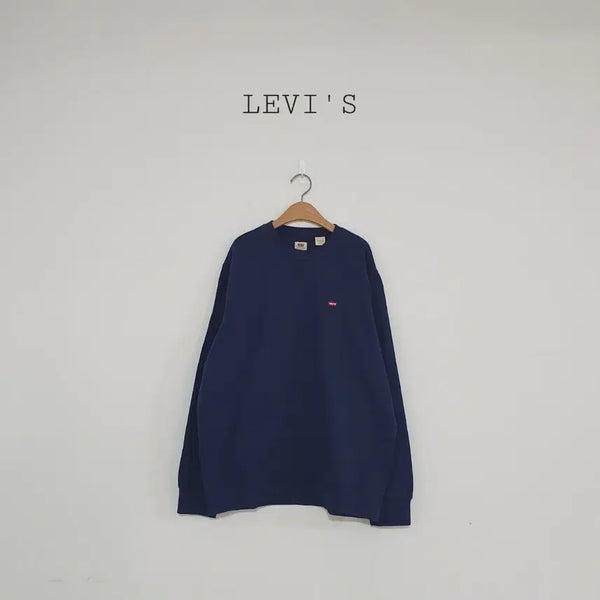 [BUNJANG] Levi's Embroidered Logo Sweatshirt Navy / No.26093009 리바이스 자수로고  맨투맨 네이비