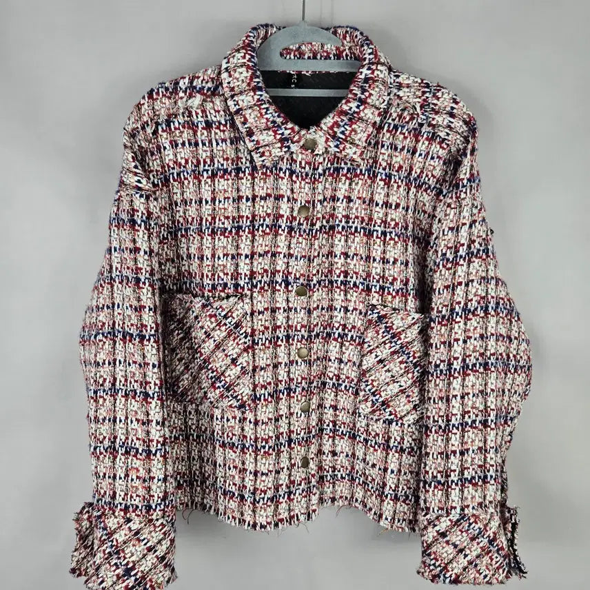 [BUNJANG] Women's Oversized Tweed Jacket / [무료배송]여성 오퍼핏 트위드 자켓 오버사이즈