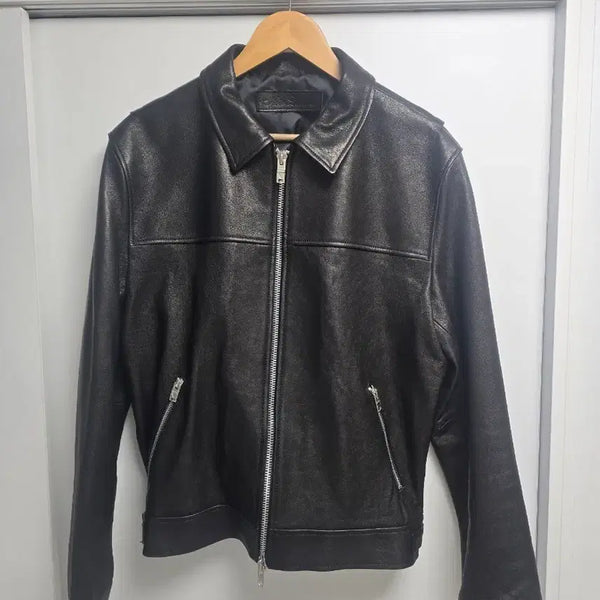 [BUNJANG] Noirre Larmes STANDARD JK#8 Leather Jacket / 느와르 라르메스 STANDARD JK#8 48