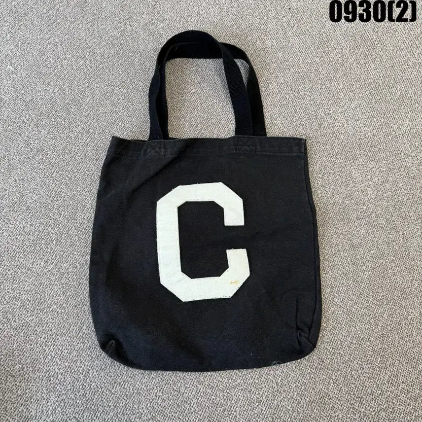 [BUNJANG] Converse Canvas Eco Bag Black C Logo / 컨버스 에코백 블랙 C 로고