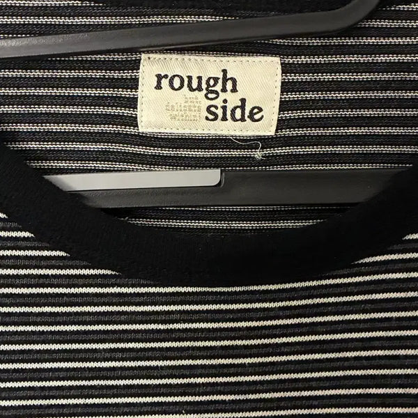 [BUNJANG] Roughside Pin Stripe Long Sleeve Black / [2] 러프사이드 핀 스트라이프 롱슬리브 블랙