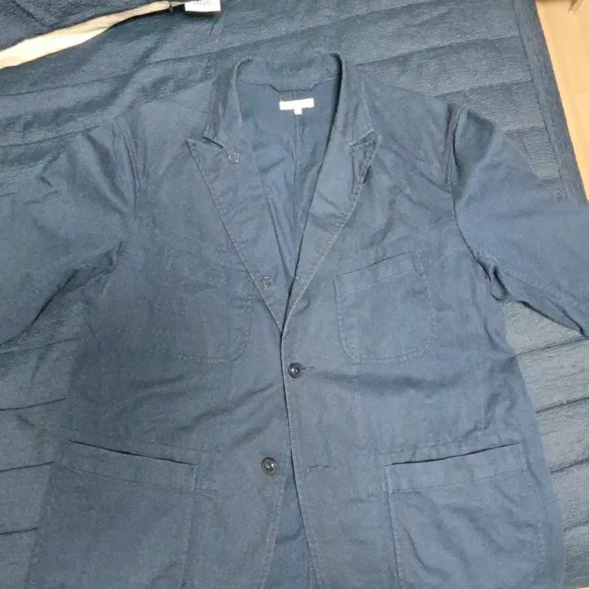[BUNJANG] 23SS Navy 6.50z Flat Twill Bedford Jacket L / 23ss시즌 Navy 6.50z Flat Twill 베드포드 자켓L 사이즈