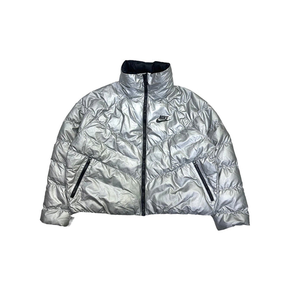 [BUNJANG] Nike Puffer Padding Jacket Metallic Silver / 나이키 푸퍼 패딩