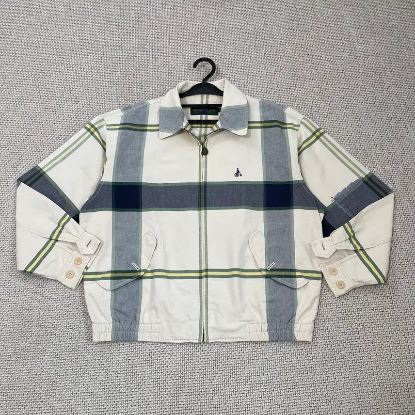 [BUNJANG] Beanpole Check Swing Top Jacket Size S / S 빈폴 체크 스윙톱 자켓 N.8608