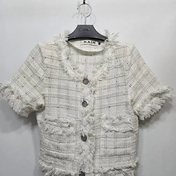 [BUNJANG] Nine Tweed Jacket F / 나인 트위드 자켓 F