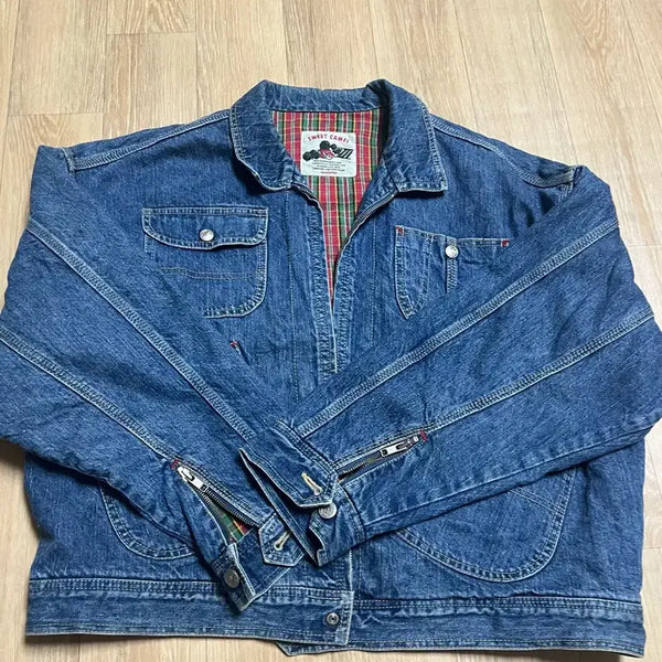 [BUNJANG] Sweet Camel Vintage Washed Denim Jacket / 스윗 카멜(sweet camel) 빈티지 워싱 청자켓