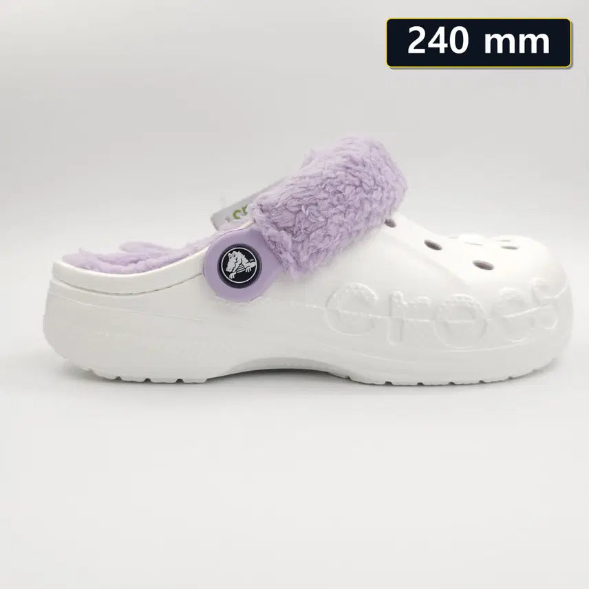 [BUNJANG] Crocs Baya Lined Fuzz Strap Clog / 크록스 바야 라인드 퍼즈 스트랩 클로그 240mm [206633-577]