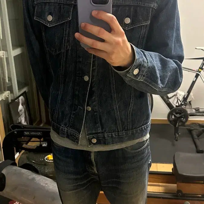 [BUNJANG] Helmut Lang 1999 Denim Trucker Jacket / 헬무트랭 1999 데님 트러커 자켓