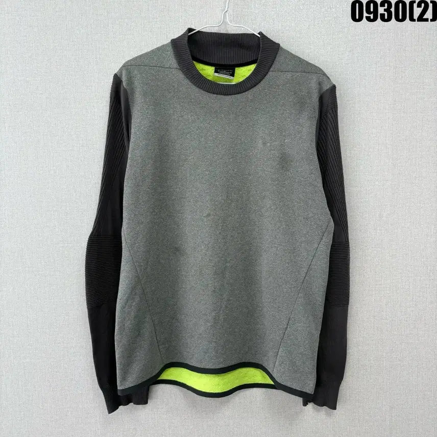 [BUNJANG] Nike Swoosh Sweatshirt (M) Melange Grey / 나이키 스우시 맨투맨 멜란지그레이 M
