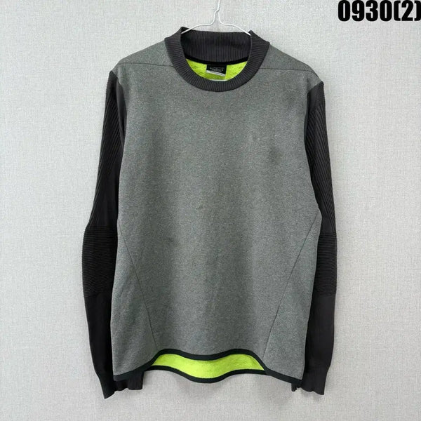 [BUNJANG] Nike Swoosh Sweatshirt (M) Melange Grey / 나이키 스우시 맨투맨 멜란지그레이 M