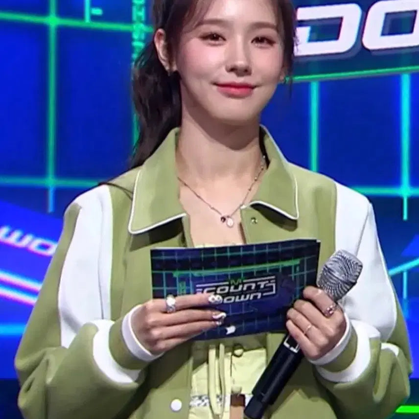 [BUNJANG] oioi Varsity Jacket Light Green / oioi 오아이오아이 바시티 자켓 점퍼 연두 라이트그린