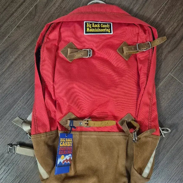 [BUNJANG] Big Rock Candy Mountaineering Backpack Red Brown / 빅락캔디 마운티니어링 백팩 레드 브라운