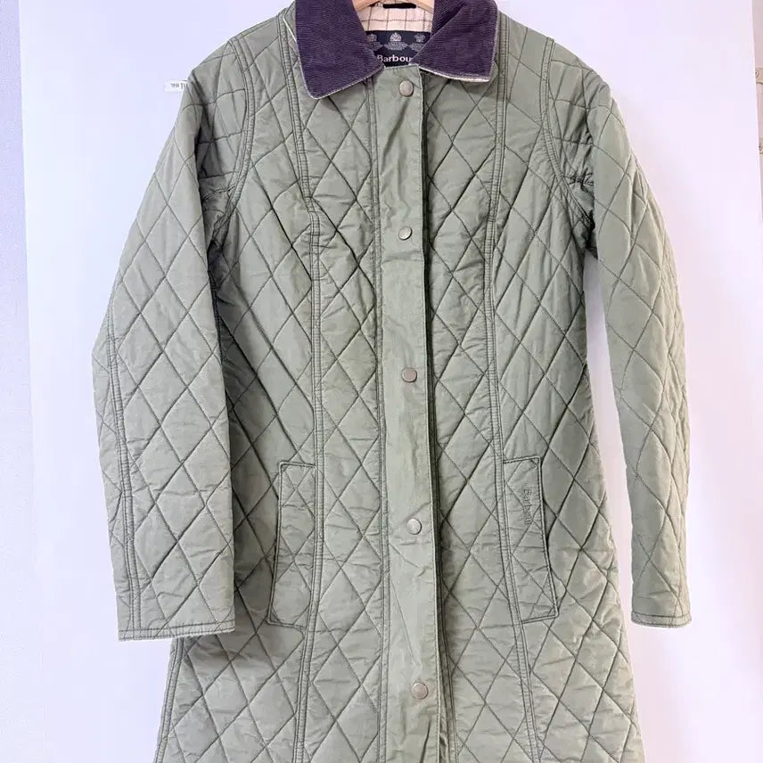 [BUNJANG] Barbour Quilted Coat Olive / 바버 퀼팅 코트