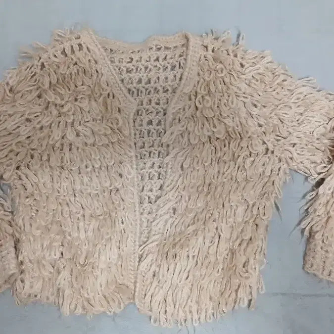 [BUNJANG] Knit Cardigan / 니트 가디건 ㅡ색연필 살색