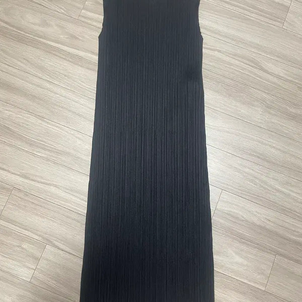 [BUNJANG] PLEATS PLEASE Basic Dress Black 3 / 플리츠플리츠 베이직 원피스 블랙3